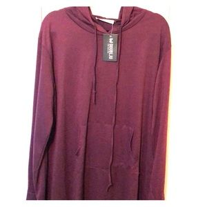 Doublju purple hoodie dress